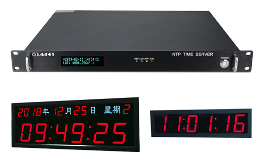HJ210NTP時間服務器+LED數字子鐘 HJ210NTP時間服務器+LED數字子鐘